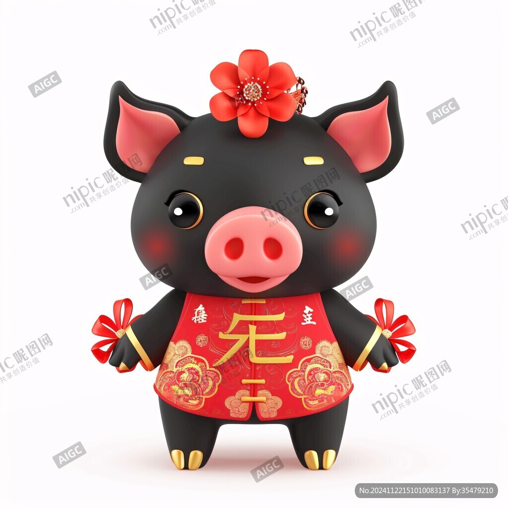 2019元旦卡通