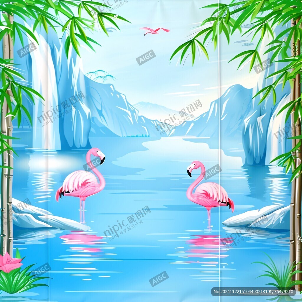 卡通风景移门