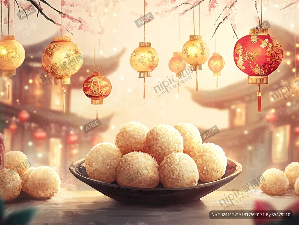年俗年晚煎堆
