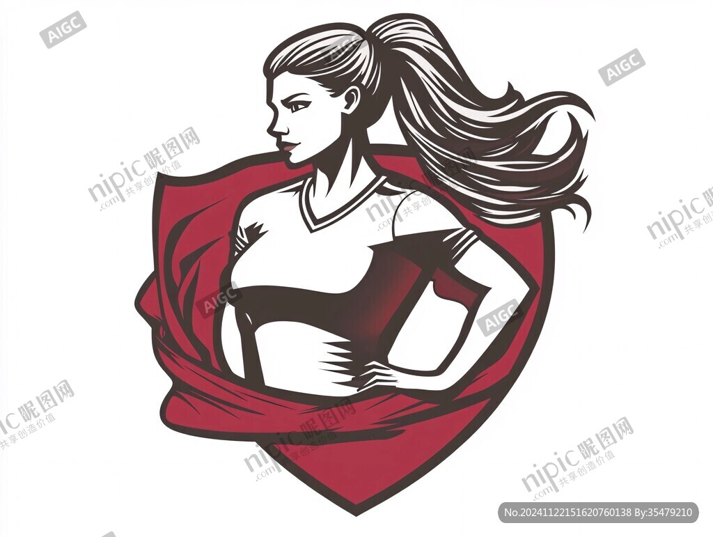 健身女logo