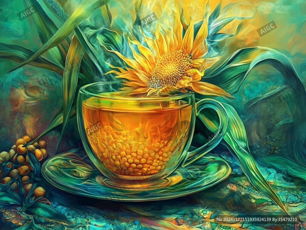 花茶装饰画