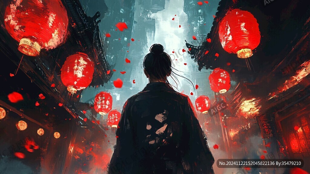 看灯笼的人