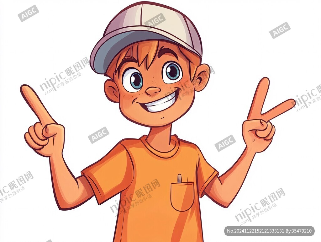 卡通少年图片