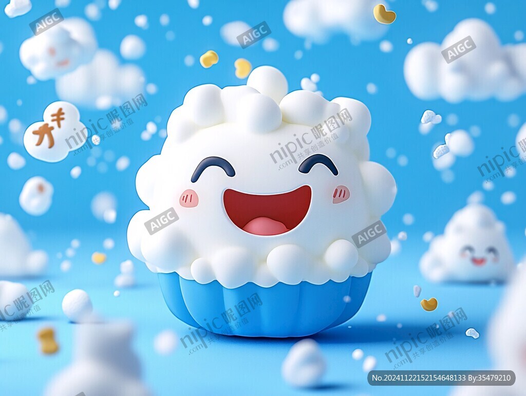 云朵白云棉花糖