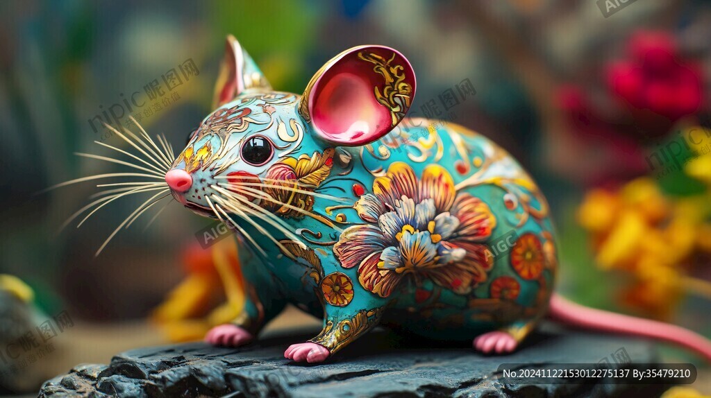 泥塑鼠
