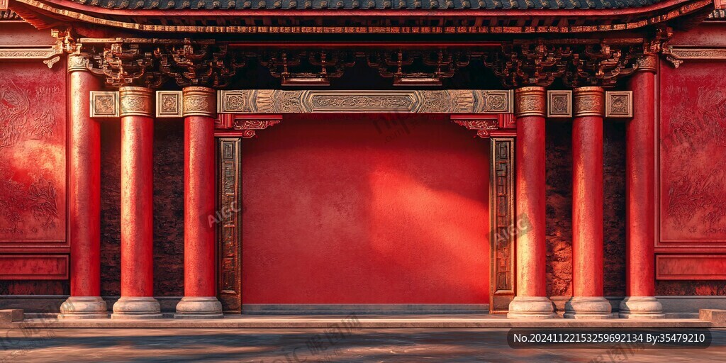 宫廷建筑大红门