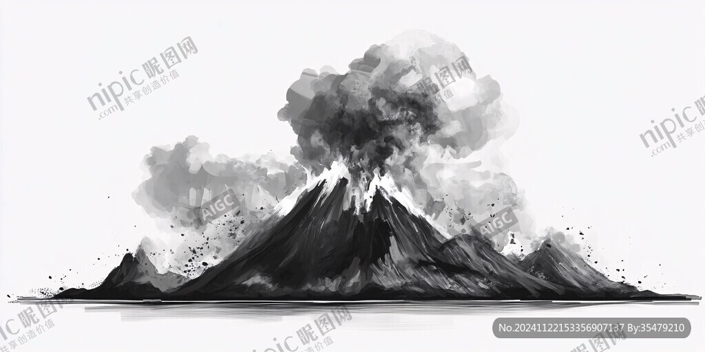 地质运动火山喷发