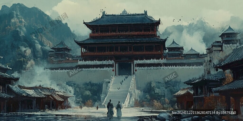 横店插画