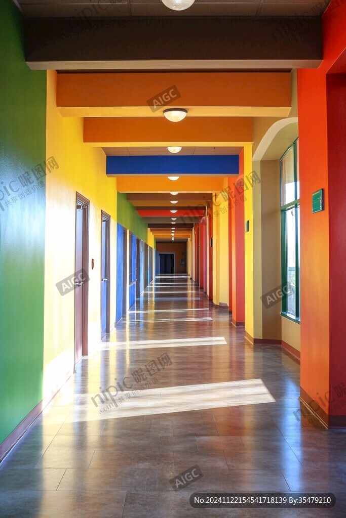 学校廊道