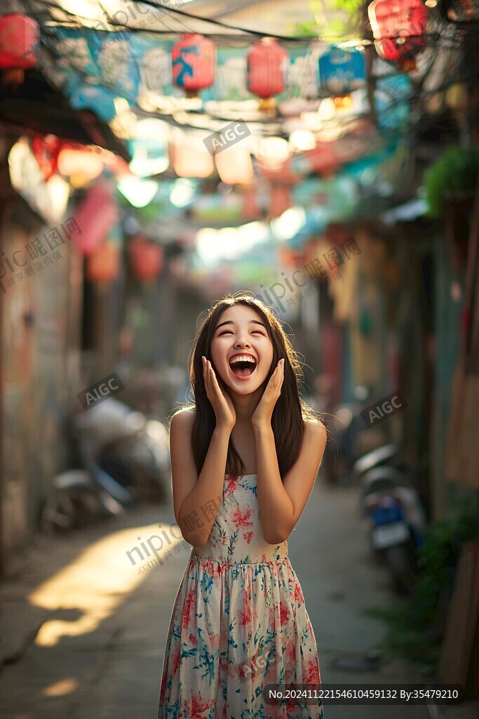 古镇女孩