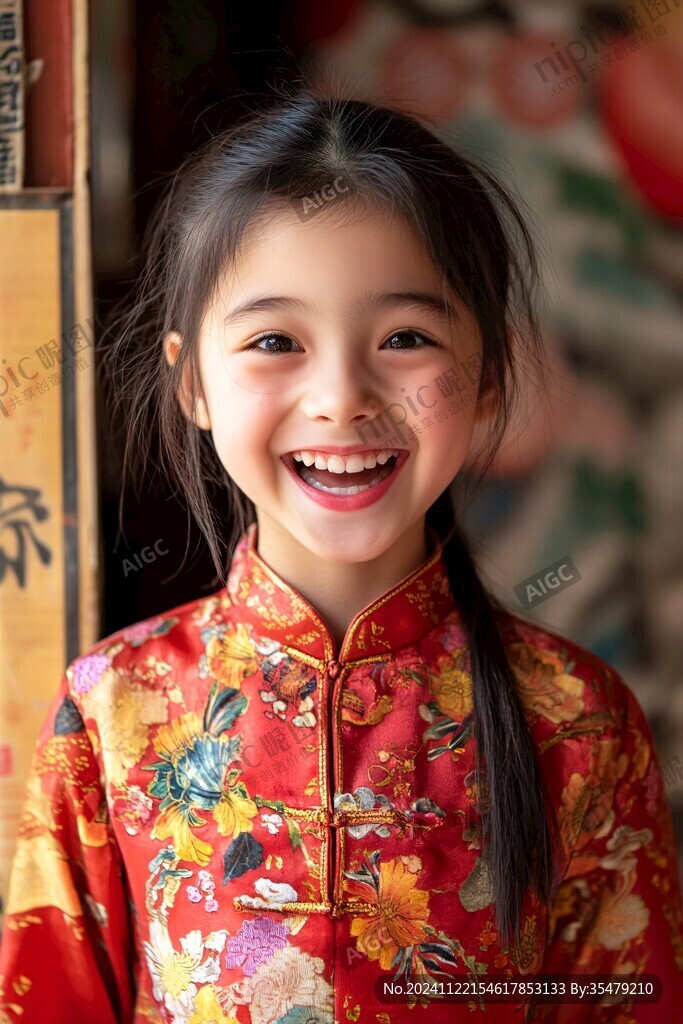 喜庆女童