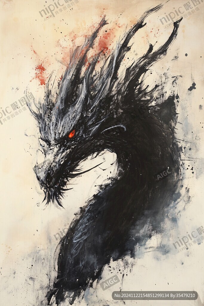 黑龙绘画