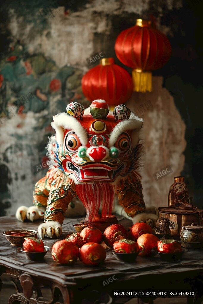 舞狮彩果