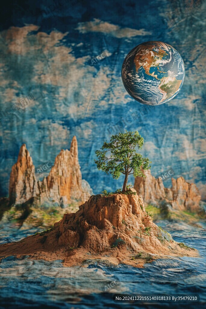 星球3d立体画