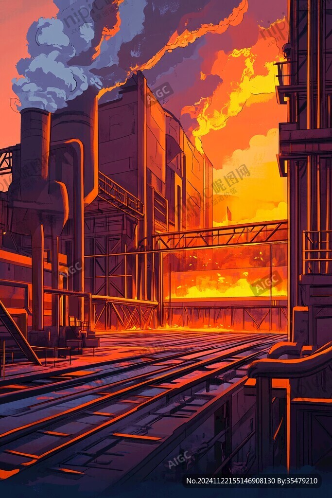 工厂插画