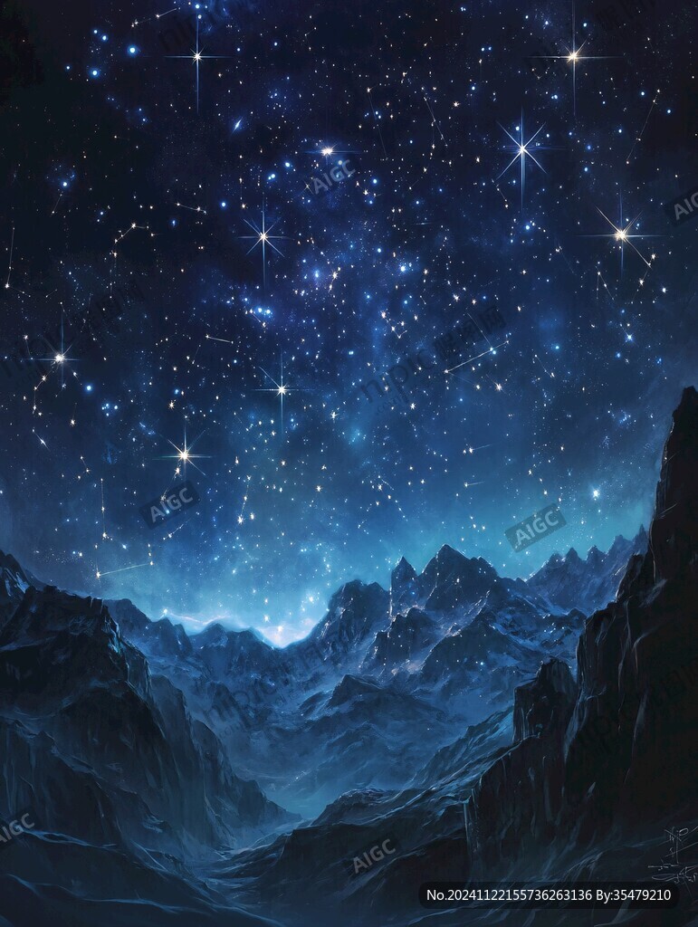 唯美大气星光背景