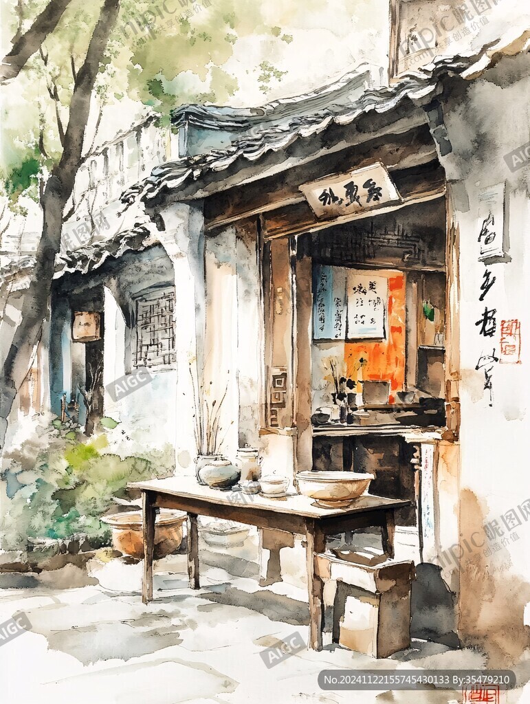 南后街水彩
