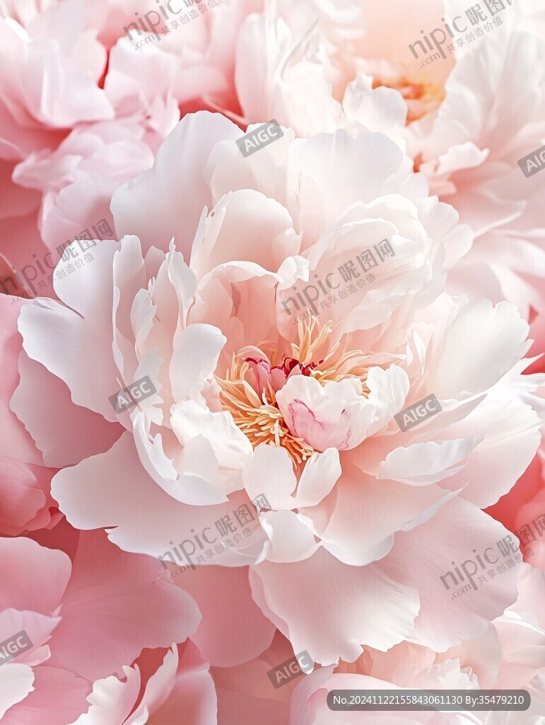 3d牡丹花卉