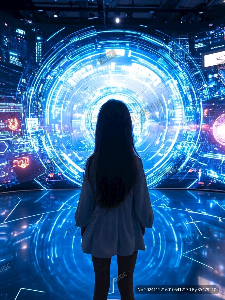 科技人物背影