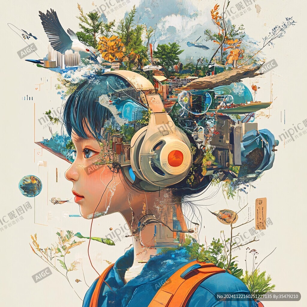 科幻题材插画