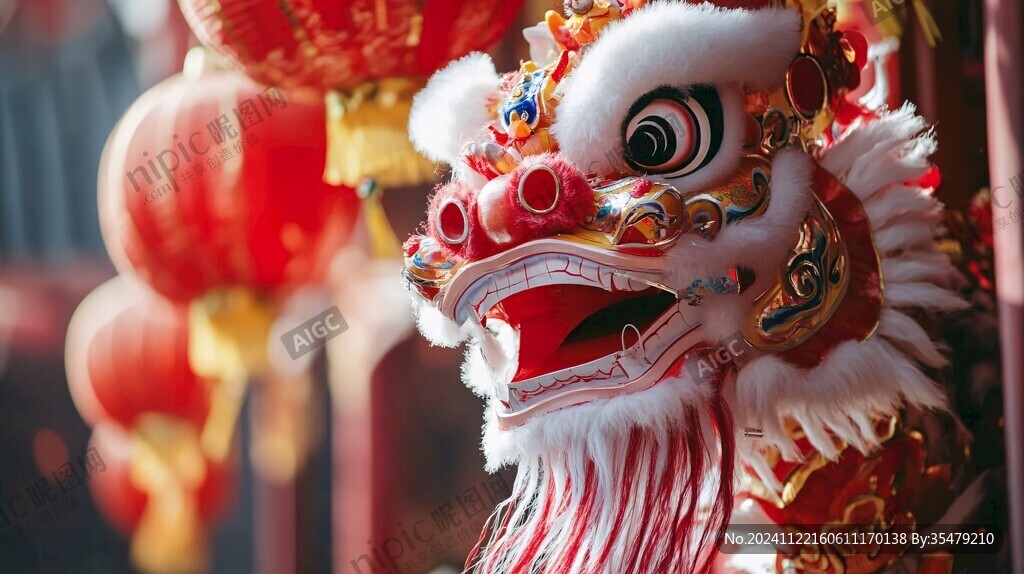 舞狮特写