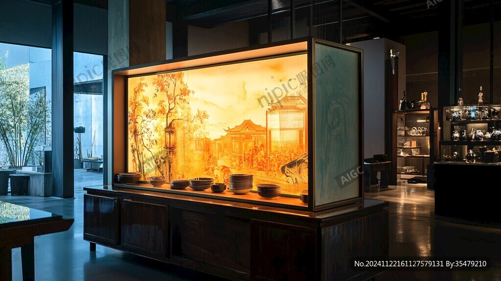 建盏展示柜