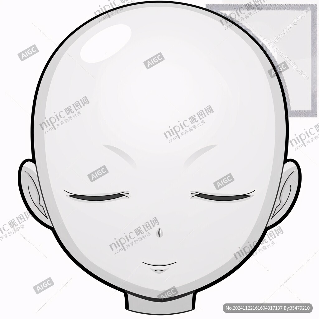 卡通光头logo