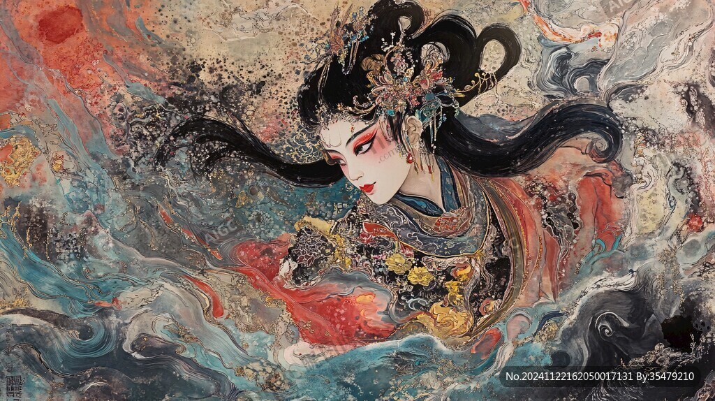 插画武旦