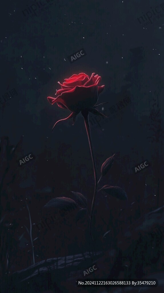 唯美月夜花
