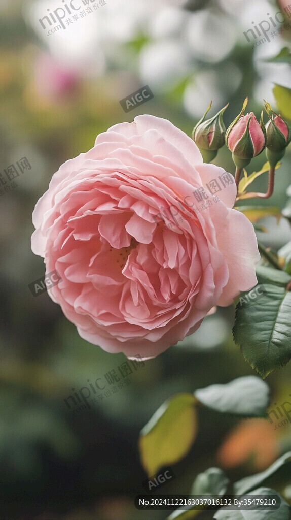 竖拍月季花