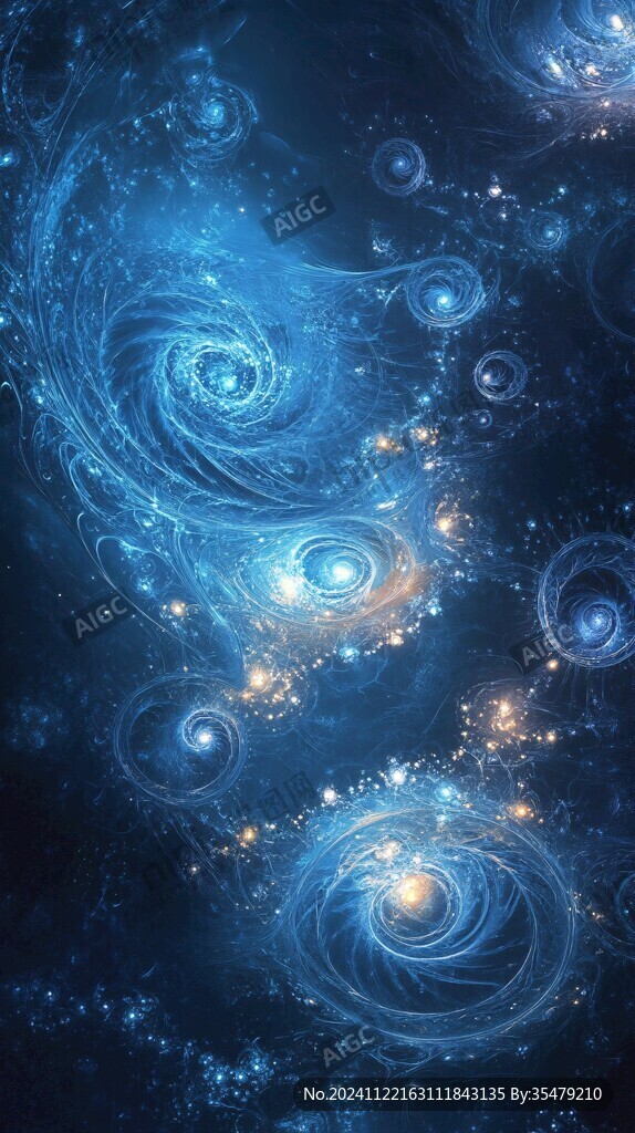 漩涡星系装饰画