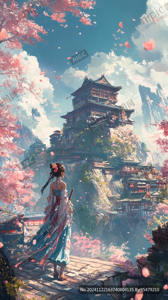 古风仙境天上宫阙