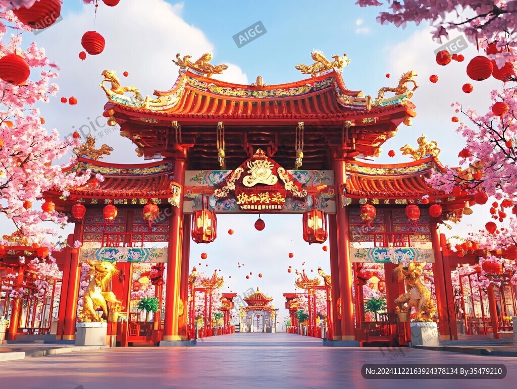 免掉春节拱门