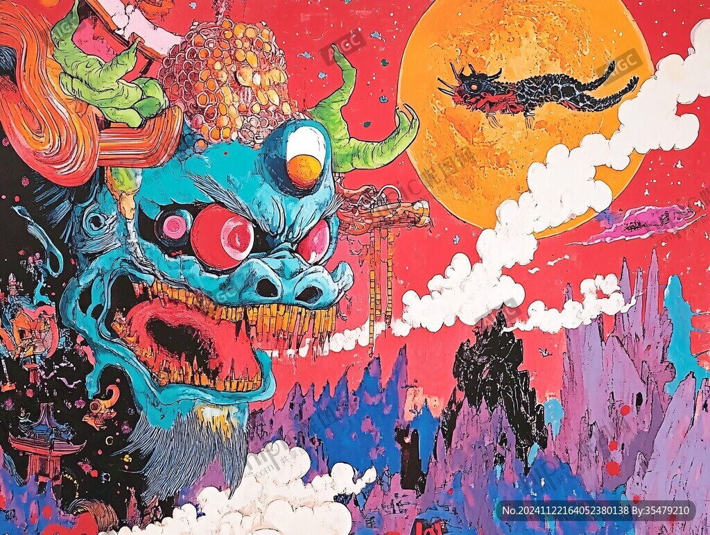 龙年文创插画