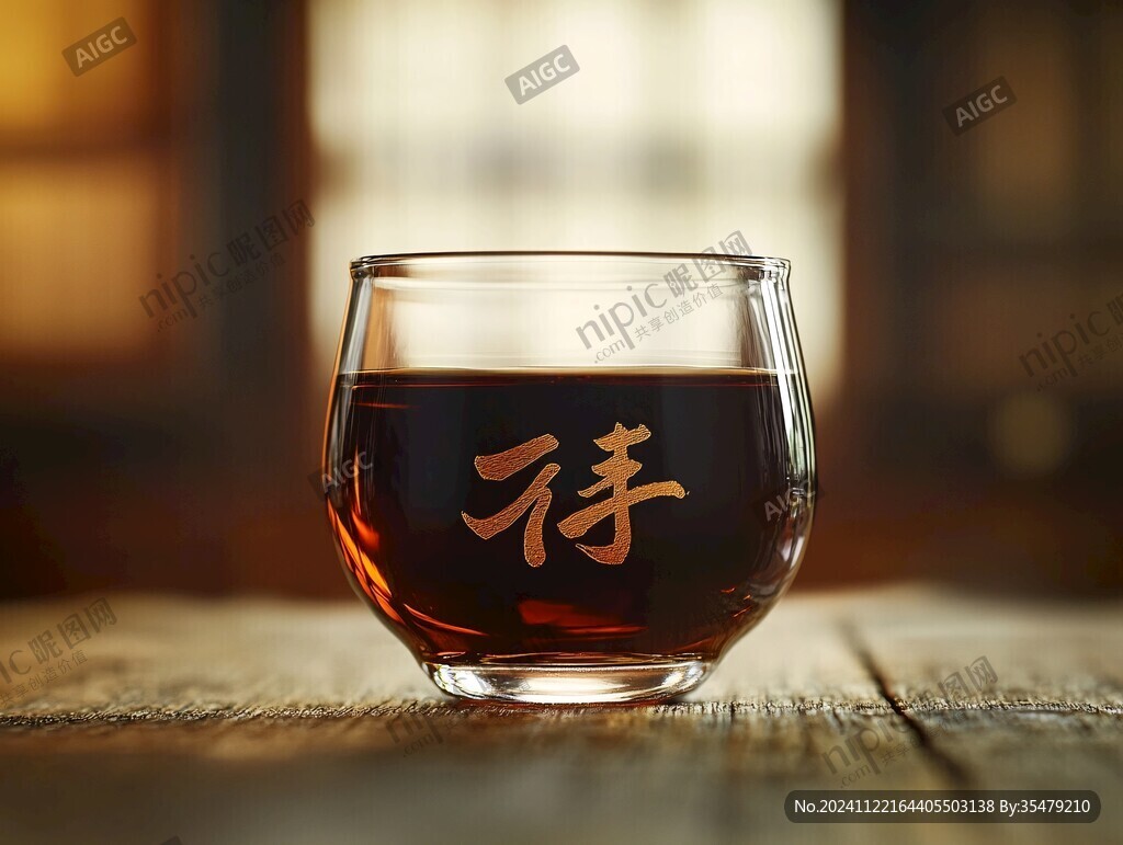 逆光玻璃品茗杯