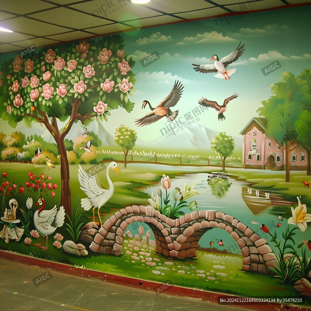 校园装饰壁画