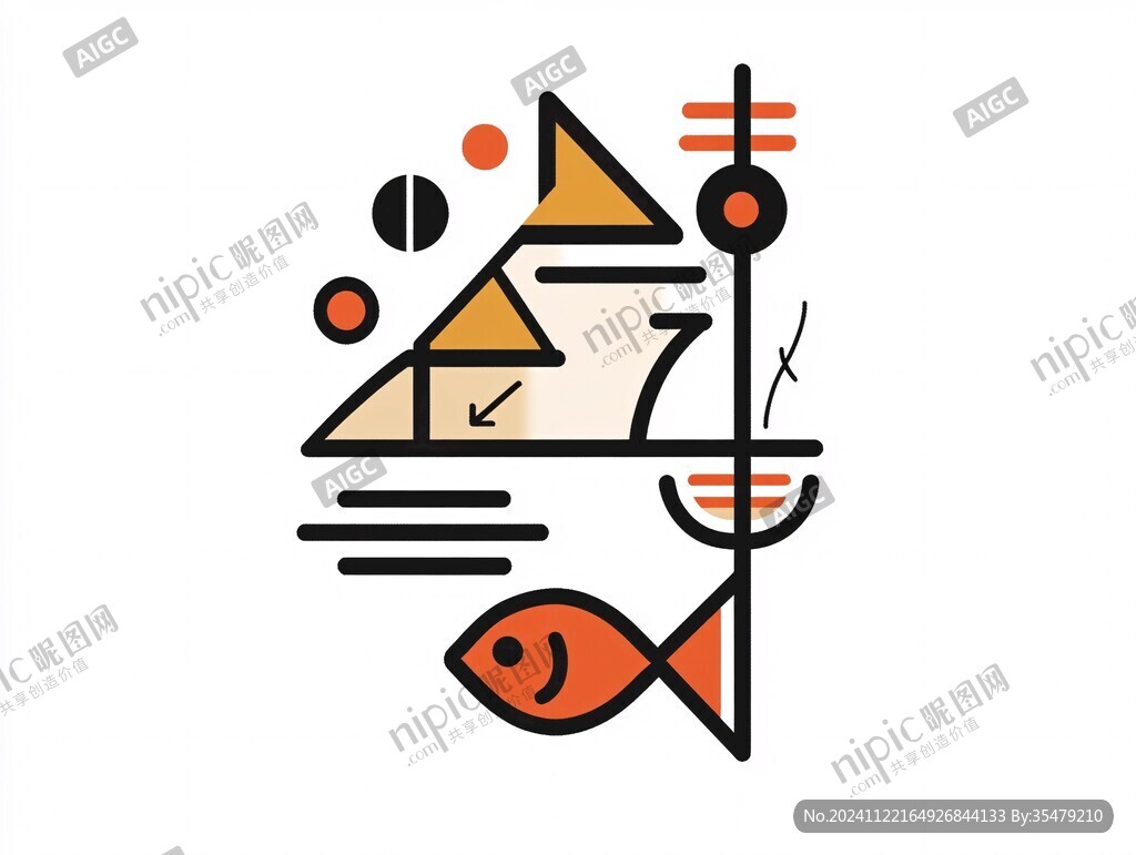 鱼字体设计
