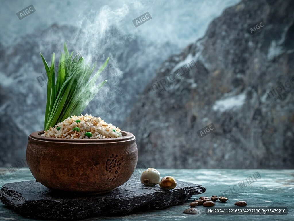 金碗米饭