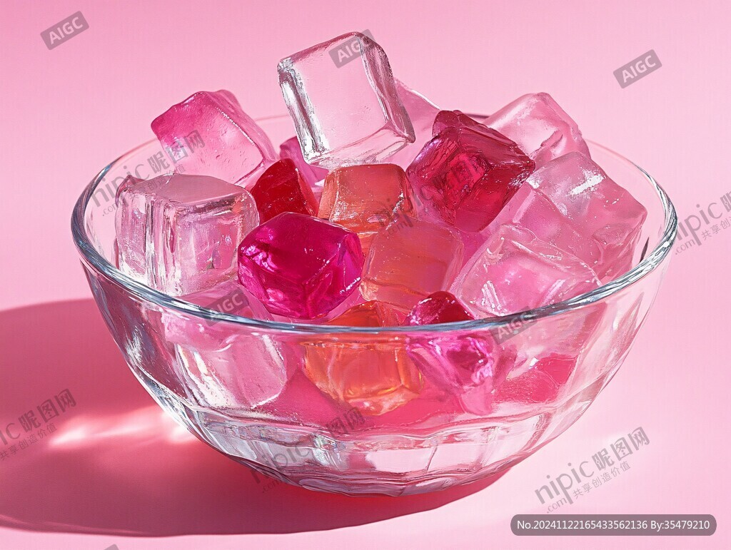 水晶糖果美食