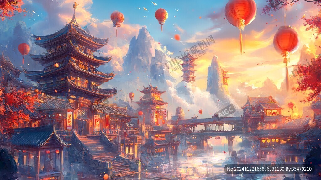 古风仙境天上宫阙