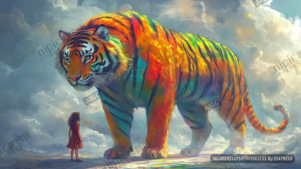 虎系列插画