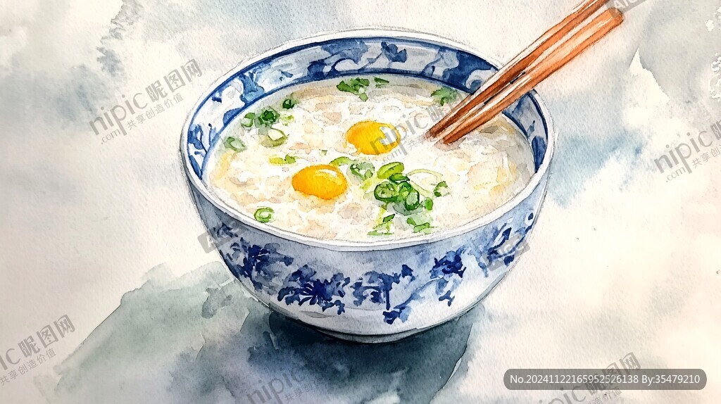 疙瘩汤插画