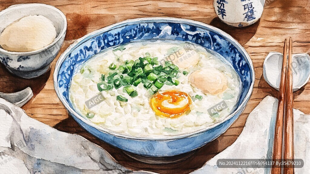 鸡蛋面插画