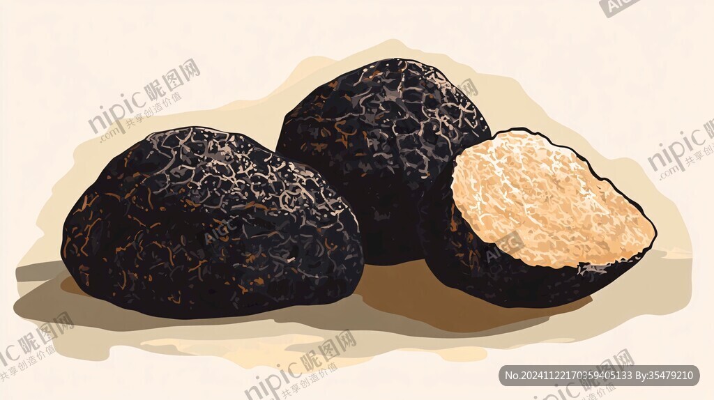 黑枣插画