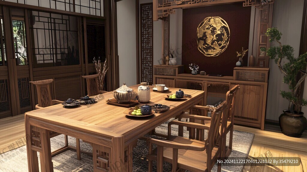 场景设计茶室