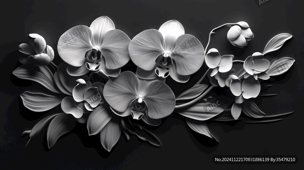 3d立体金属花