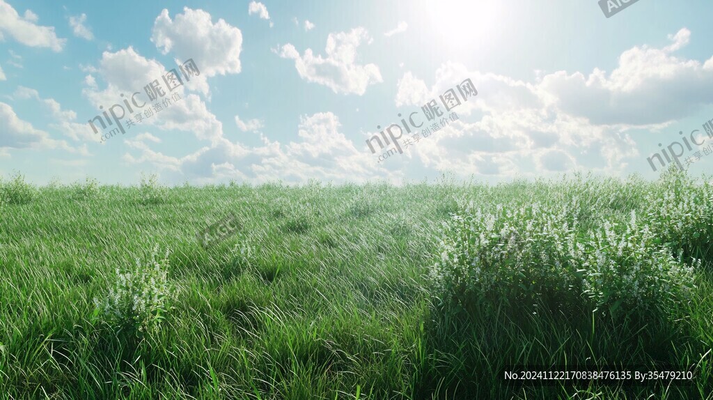 宽幅拼接阳光草地