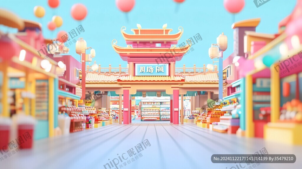 年货大街设计