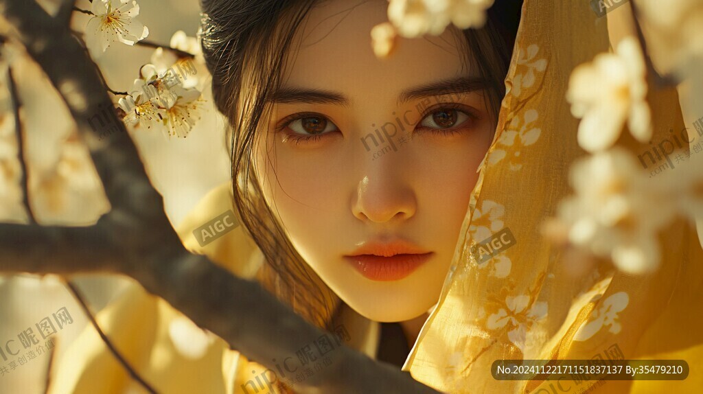 唯美花间美人