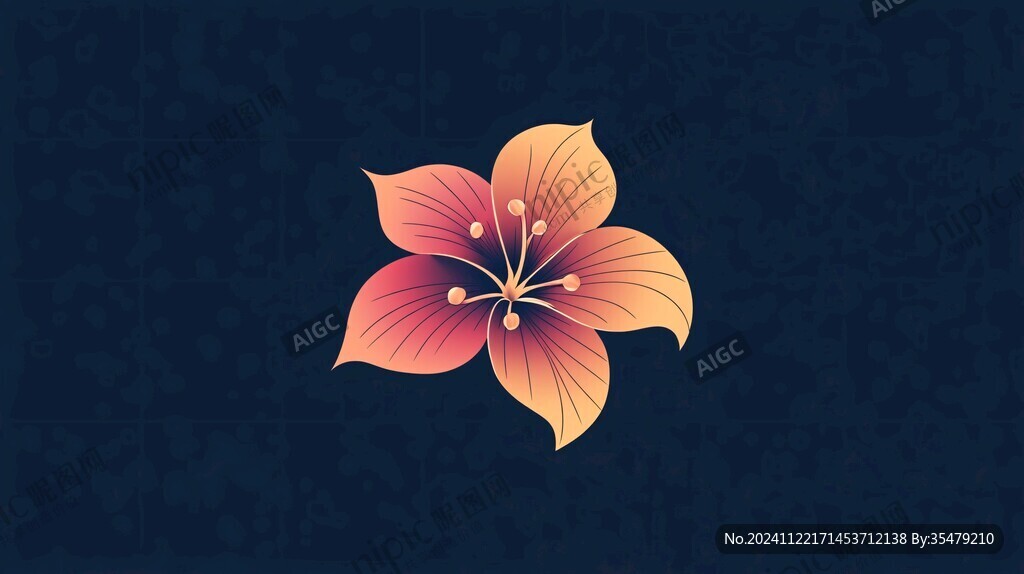 扶桑花插画